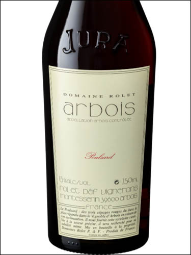 фото Domaine Rolet Poulsard Arbois AOC Домен Роле Пульсар Арбуа Франция вино красное