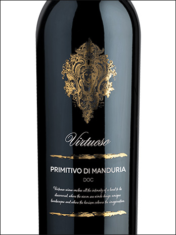фото Virtuoso Primitivo di Manduria DOC Виртуозо Примитиво ди Мандурия Италия вино красное