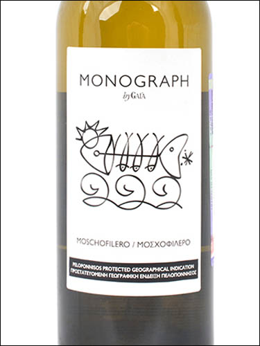 фото Monograph Moschofilero Peloponnese PGI Монограф Мосхофилеро Пелопоннес Греция вино белое