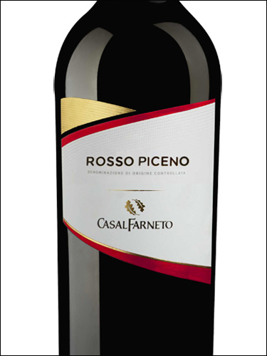 фото CasalFarneto Rosso Piceno DOC КазальФарнето Россо Пичено Италия вино красное