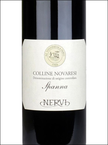 фото Nervi Colline Novaresi Spanna DOC Нерви Коллине Новарези Спанна Италия вино красное