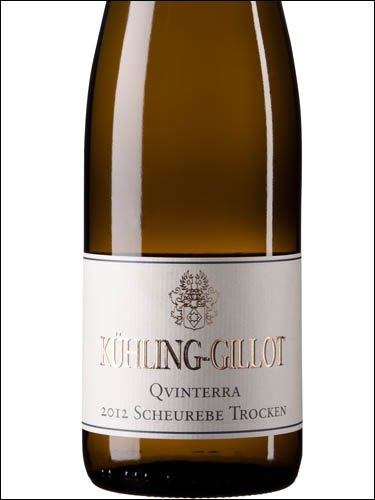 фото Kuhling-Gillot Qvinterra Scheurebe Кюлинг-Гиллот Квинтерра Шойребе Германия вино белое