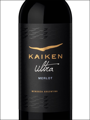 фото Kaiken Ultra Merlot Кайкен Ультра Мерло Аргентина вино красное