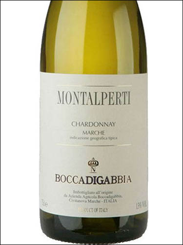 фото Boccadigabbia Montalperti Chardonnay Marche IGT Боккадигаббья Монтальперти Шардоне Марке Италия вино белое