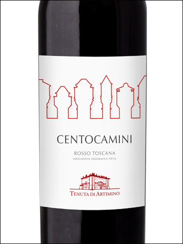 фото Tenuta di Artimino Centocamini Rosso Toscana IGT Тенута ди Артимино Чентокамини Россо Тоскана Италия вино красное