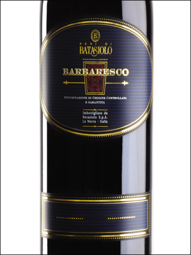 фото Batasiolo Barbaresco DOCG Батазиоло Барбареско Италия вино красное