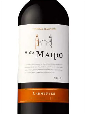 фото Vina Maipo Varietal Selection Carmenere Maule Valley Винья Майпо Карменер Долина Мауле Чили вино красное