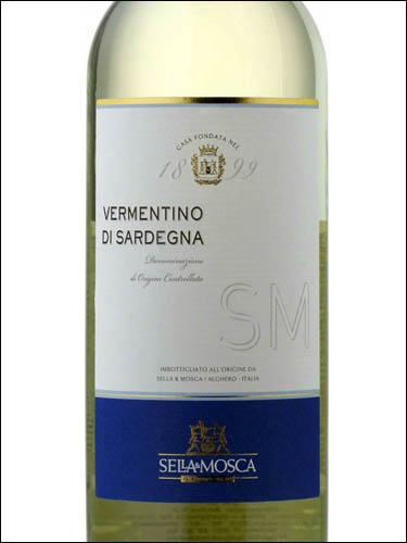 фото Sella & Mosca Vermentino di Sardegna DOC Селла & Моска Верментино ди Сардиния ДОК Италия вино белое