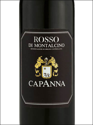 фото Capanna Rosso di Montalcino DOC Капанна Россо ди Монтальчино Италия вино красное