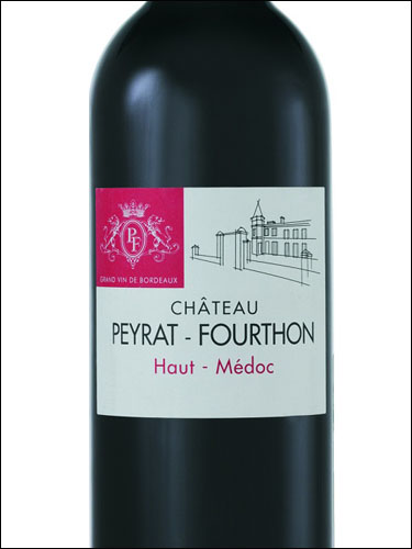 фото Chateau Peyrat-Fourthon Haut-Medoc AOC Шато Пейра-Фуртон О-Медок Франция вино красное