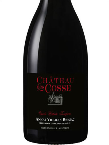 фото Chateau des Cosse Cuvee Virtute Tempore Anjou Villages Brissac AOC Шато де Коссе Кюве Виртют Темпоре Анжу Вилляж Бриссак Франция вино красное