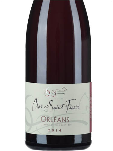 фото Clos Saint-Fiacre Orleans Rouge AOC Кло Сен-Фиакр Орлеан Руж Франция вино красное