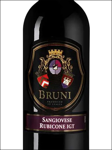 фото Bruni Sangiovese Rubicone IGT Бруни Санджовезе Рубиконе Италия вино красное