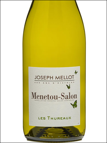 фото Joseph Mellot Les Thureaux Menetou-Salon Blanc AOC Жозеф Мелло Ле Тюро Менету-Салон Блан Франция вино белое