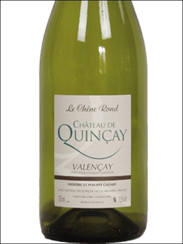 фото Chateau de Quincay Le Chene Rond Valencay Blanc AOC Шато де Кенсе Ле Шен Рон Валансе Блан Франция вино белое