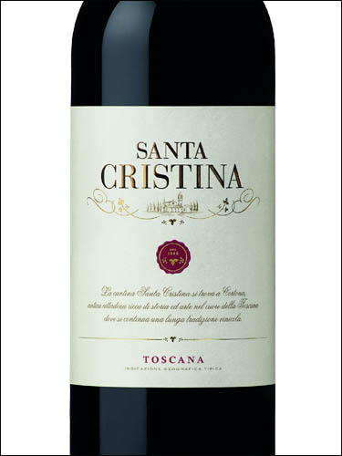 фото Santa Cristina Rosso Toscana IGT Санта Кристина Россо Тоскана Италия вино красное