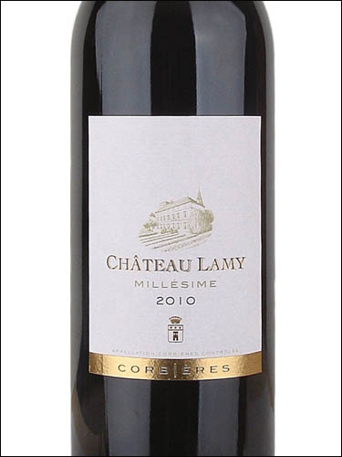 фото Chateau Lamy Corbieres AOC Шато Лами Корбьер Франция вино красное