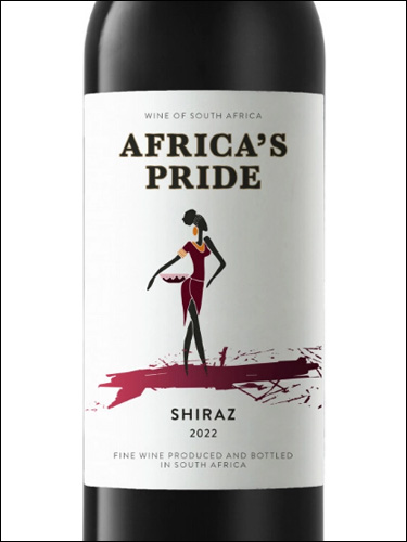 фото Africa's Pride Shiraz Африка'с Прайд Шираз ЮАР вино красное