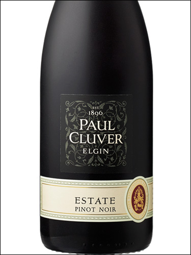 фото Paul Cluver Estate Pinot Noir Elgin WO Пол Клювер Истейт Пино Нуар Элгин ЮАР вино красное