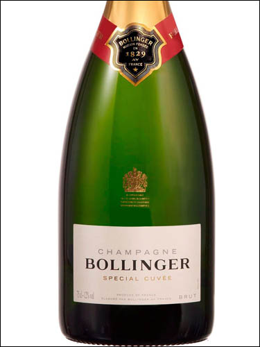фото Champagne Bollinger Special Cuvee Brut Шампанское Боланже Спесьяль Кюве Брют Франция вино белое