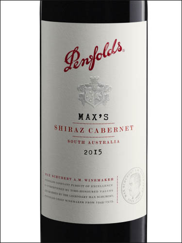 фото Penfolds Max's Shiraz Cabernet Пенфолдс Максиз Шираз Каберне Австралия вино красное