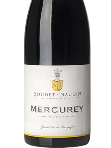 фото Doudet Naudin Mercurey Rouge АОС Дуде Ноден Меркюре Руж Франция вино красное