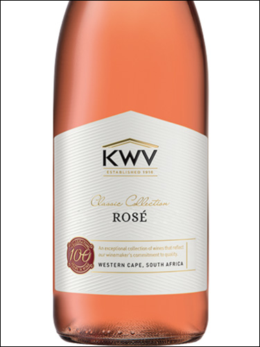 фото KWV Classic Collection Rose КВВ Классик Коллекшн Розе ЮАР вино розовое