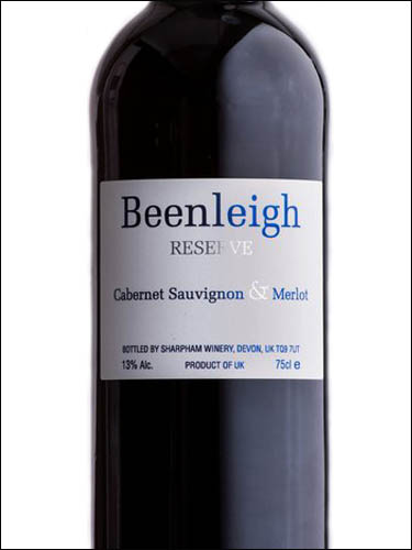 фото Sharpham Beenleigh Reserve Cabernet Sauvignon - Merlot Шарпхэм Бинлей Резерв Каберне Совиньон - Мерло Великобритания вино красное