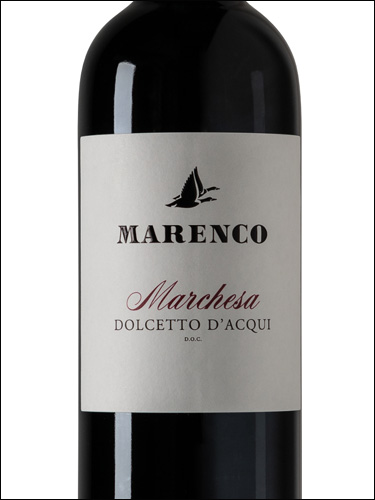 фото Marenco Marchesa Dolcetto d’Acqui DOC Маренко Маркеза Дольчетто д'Акви Италия вино красное