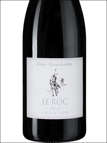 фото Le Roc Don Quichotte Fronton AOC Ле Рок Дон Кихот Фронтон Франция вино красное