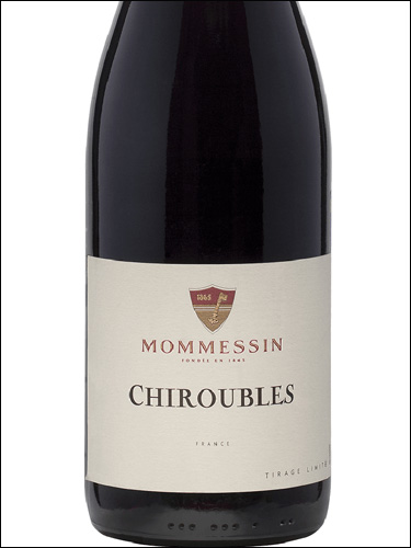 фото Mommessin Chiroubles AOC Моммесен Ширубль Франция вино красное