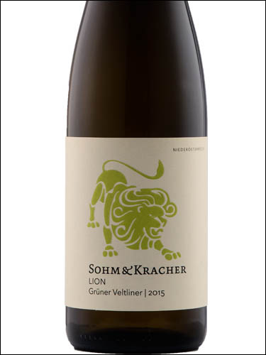 фото Sohm & Kracher Lion Gruner Veltliner Weinviertal Зом & Крахер Лион Грюнер Вертлинер Вайнфиртель Австрия вино белое