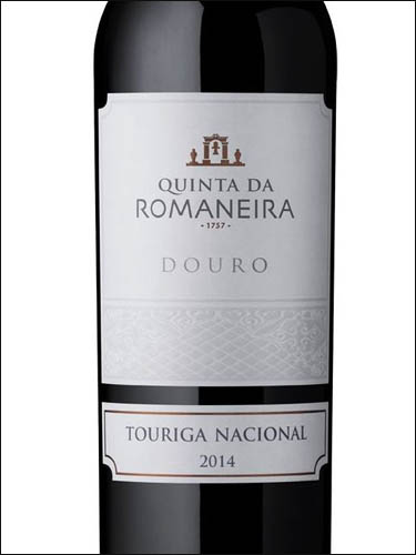 фото Quinta da Romaneira Touriga Nacional Douro DOC  Кинта да Романейра Турига Насьонал Дору Португалия вино красное