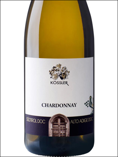 фото Kossler Chardonnay Alto Adige DOC Кёсслер Шардоне Альто Адидже Италия вино белое