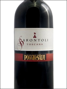 фото Poggio Salvi Barontoli Toscana  Rosso IGT Поджио Сальви Баронтоли Тоскана Россо Италия вино красное