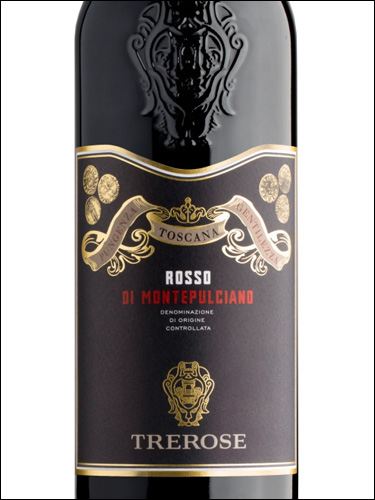 фото Trerose Rosso di Montepulciano DOC Трерозе Россо ди Монтепульчано Италия вино красное