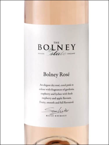 фото Bolney Estate Rose Болни Истейт Роуз Великобритания вино розовое