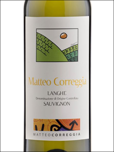 фото Matteo Correggia Langhe Sauvignon DOC Маттео Корреджиа Ланге Совиньон Италия вино белое