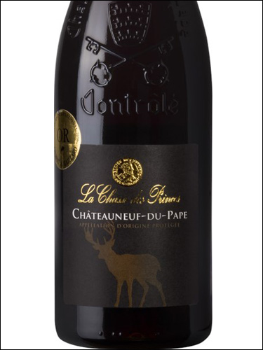 фото La Chasse des Princes Chateauneuf-du-Pape AOC Ля Шас де Пренс Шатонеф-дю-Пап Франция вино красное