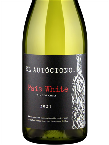 фото El Autoctono Pais White Secano Interior DO Эль Аутоктоно Паис Уайт Секано Интериор Чили вино белое