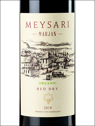 фото Meysari Marjan Organic Мейсари Маржан Органик Азербайджан вино красное