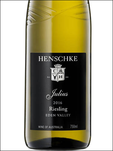 фото Henschke Julius Riesling Хеншке Джулиус Рислинг Австралия вино белое
