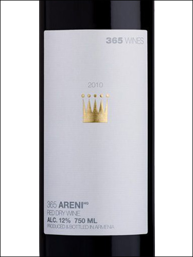фото 365 Wines Areni Red Dry 365 Вайнс Арени красное сухое Армения вино красное