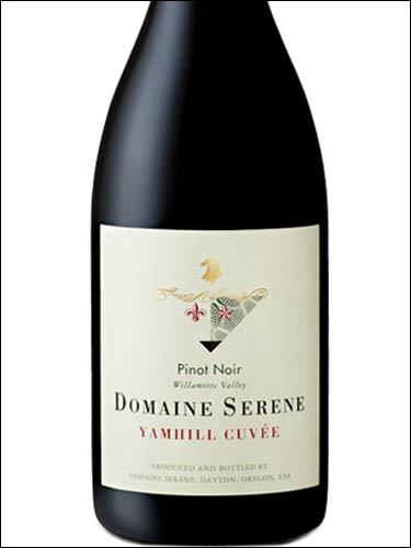 фото Domaine Serene Yamhill Cuvee Pinot Noir Willamette Valley AVA Домен Серен Ямхил Кюве Пино Нуар Уилламетт Вэлли США вино красное