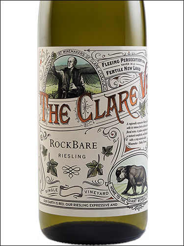 фото RockBare The Clare Riesling Single Vineyard РокБеа Клер Рислинг Сингл Виньярд Австралия вино белое