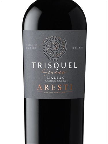 фото Aresti Trisquel Series Curico Costa Malbec Арести Трискель Сериес Курико Коста Мальбек Чили вино красное