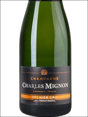фото Champagne Charles Mignon Premium Reserve Brut Premier Cru Шампань Шарль Миньон Премиум Резерв Брют Премье Крю Франция вино белое