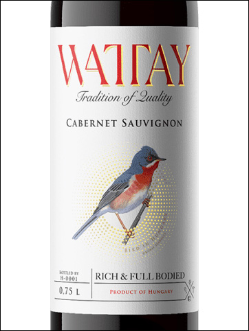 фото Wattay Cabernet Sauvignion Ваттаи Каберне Совиньон Венгрия вино красное