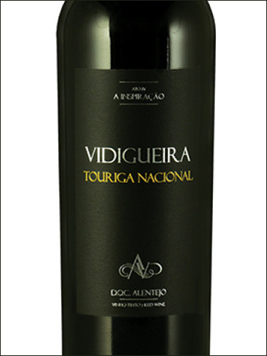 фото Vidigueira Touriga Nacional Alentejo DOC Видигейра Турига Насьонал Алентежу Португалия вино красное