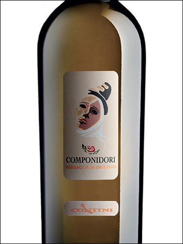 фото Contini Componidori Vernaccia di Oristano DOC Контини Компонидори Верначча ди Ористано Италия вино белое
